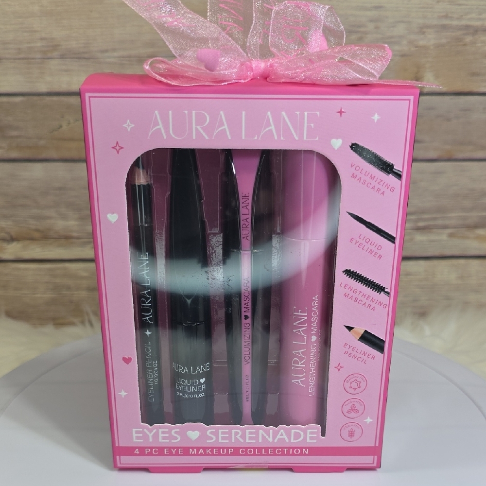 Aura Lane Eyes Serenade 4-Piece Eye Makeup Set - Pink